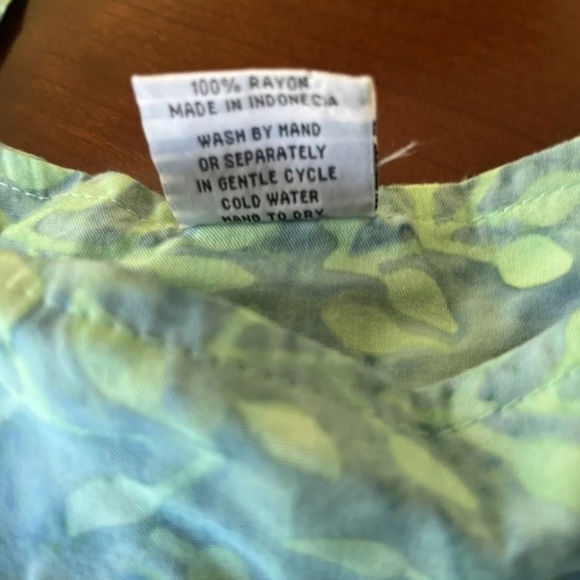 Lost River Clothing Co. Dress Size XL Rayon Floral/Leaf Print Good Condition - Picture 7 of 10